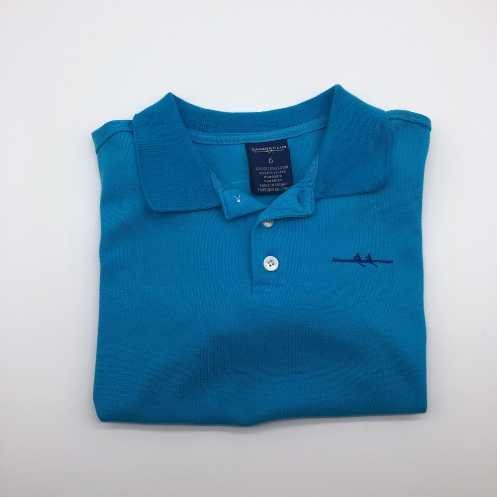 Kids Blue Polo shirt size 6